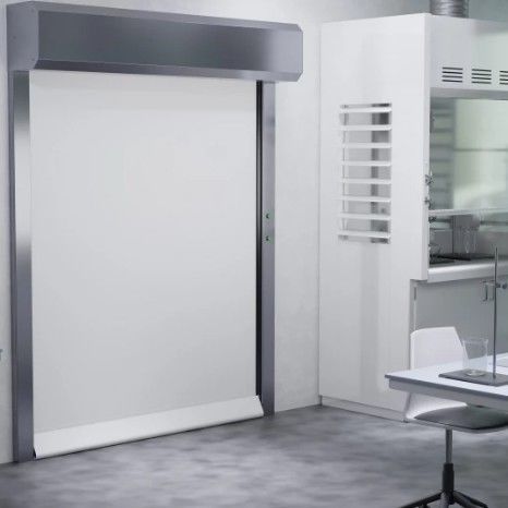 Roll up industrial door - Manusa - roll-up / thermally-insulated / acoustic