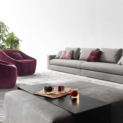 Contemporary side table - NICK - Ditre Italia - metal / sheet metal / rectangular