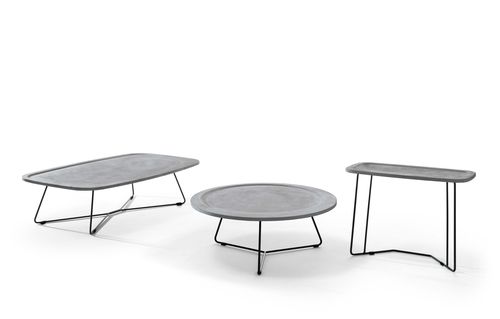 Contemporary coffee table - VERVE - Ditre Italia - wooden / metal / rectangular