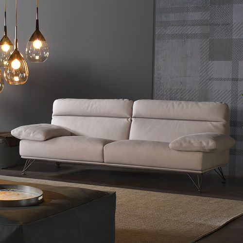 Modular sofa - CRYSTAL - cierre - contemporary / leather / 2-person