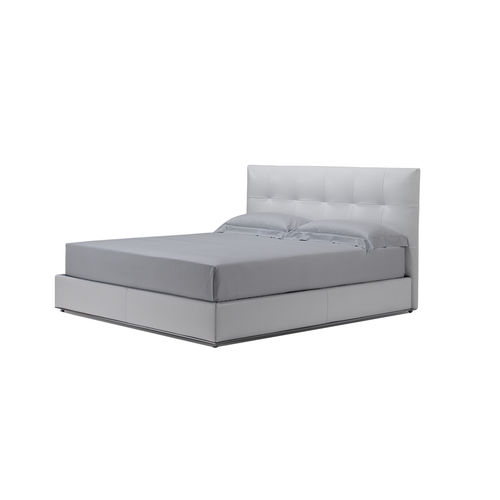 Double bed - CHAGALL - cierre - contemporary / upholstered / with headboard