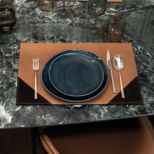 Leather placemat TOVAGLIETTA cierre contemporary