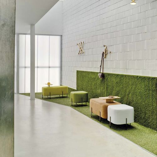 Contemporary upholstered bench - ELEPHANT - SANCAL - fabric / commercial / tablet