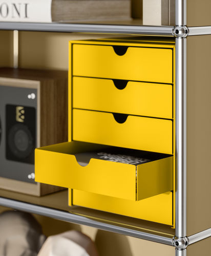 Metal storage box - USM Inos - USM Modular Furniture - drawer / for cabinets