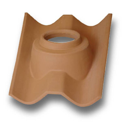 Sleeve roof tile - Gruppo Industriale Tegolaia - clay / small / brown