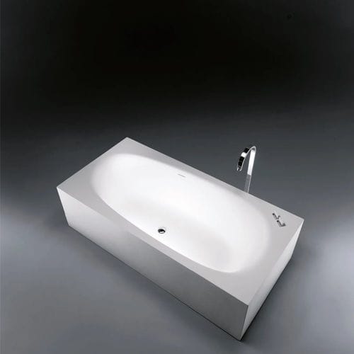 Oval bathtub - VASCAMISURA - FALPER - with legs / for homes / Cristalplant®