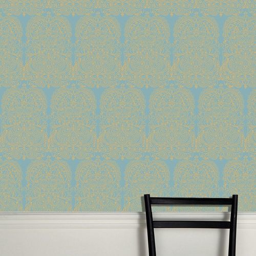 Traditional wallpaper - Alpana - Cole&Son - fabric / patterned / metallic look