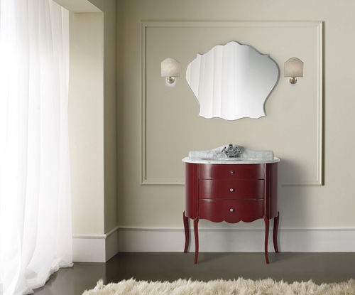 Free-standing washbasin cabinet - CASSIOPEA - Mobili di Castello - wooden / traditional