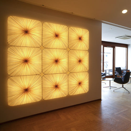 Contemporary wall light - MOD: YOUNG - Aqua Creations - indoor / metal / silk