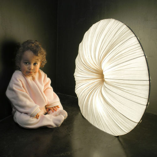 Table lamp - RIGUA - Aqua Creations - silk / original design / corded