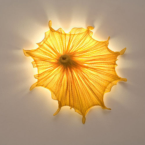 Original design wall light - MORNING GLORY: MEDUSA - Aqua Creations - indoor / silk / home