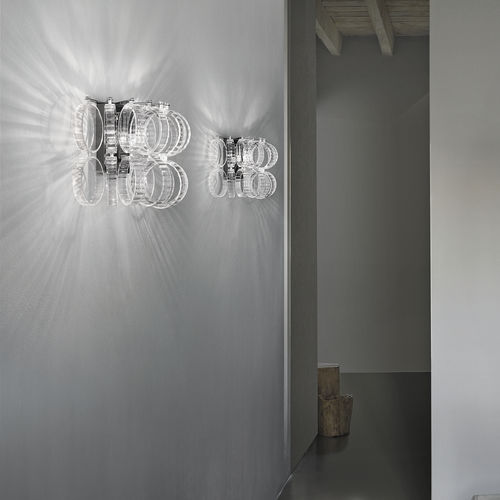 Contemporary wall light - ECOS - Vistosi - indoor / glass / fixed