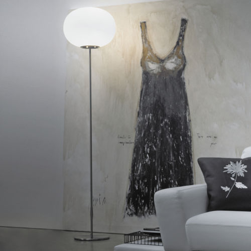Floor-standing lamp - LUCCIOLA - Vistosi - blown glass / satin / contemporary