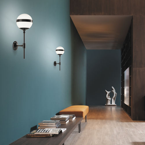 Contemporary wall light - PEGGY - Vistosi - indoor / metal / blown glass