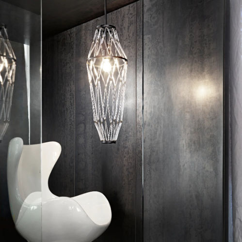 Pendant lamp - STARNET - Vistosi - metal / crystal / original design