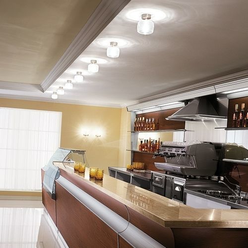 Ceiling-mounted downlight - DAMASCO - Vistosi - LED / halogen / round