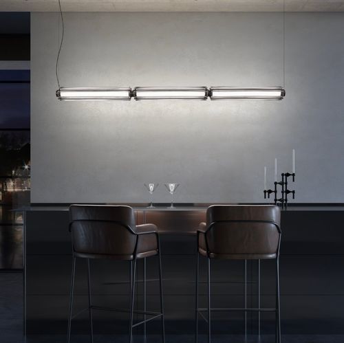 Pendant lamp - JEFF - Vistosi - crystal / contemporary / corded