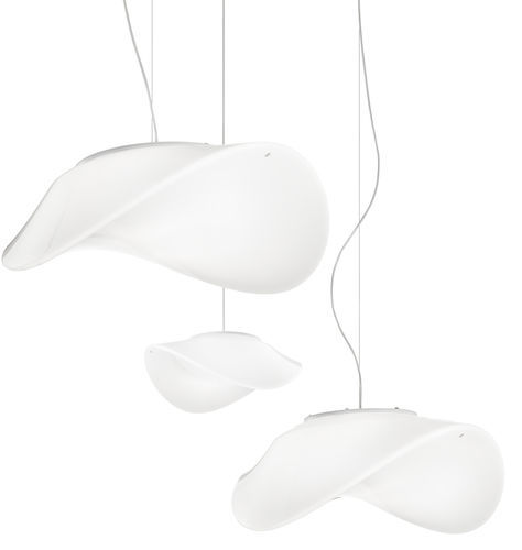 Pendant lamp - BALANCE - Vistosi - glass / contemporary / corded