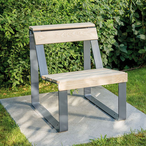 Contemporary chair - ATLANTIQUE - AREA - garden / ash / pine