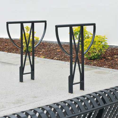 Floor-mounted bike rack - TOULOUSE - AREA - secure / for public space / steel