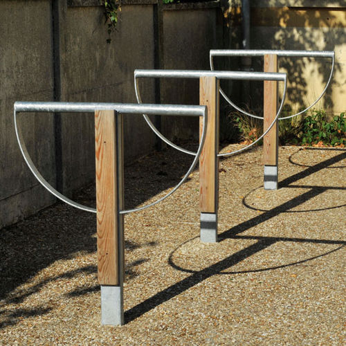 Floor-mounted bike rack - ATLANTIQUE - AREA - for public space / galvanised steel / commercial