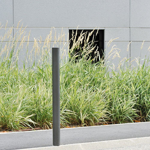 Security post - ZENITH - AREA - powder-coated steel / polished stainless steel / high