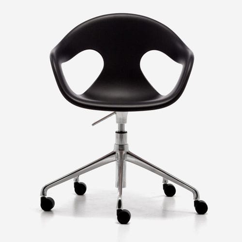 Contemporary visitor chair - Sunny HO - arrmet - indoor / polypropylene / painted aluminum base