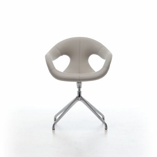 Contemporary office chair - Sunny SP - arrmet - indoor / fabric / chrome steel base