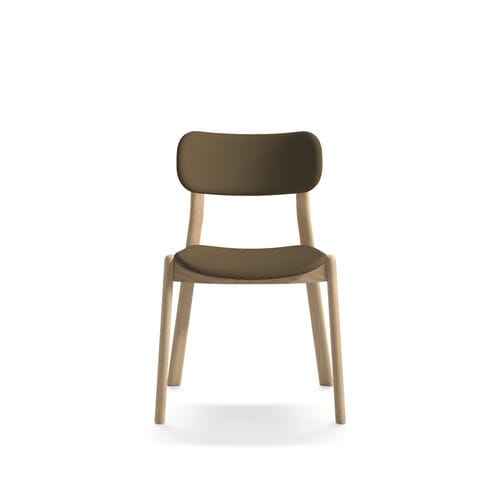 Contemporary chair - Kiyumi Wood Fabric  - arrmet - indoor / fabric / ash