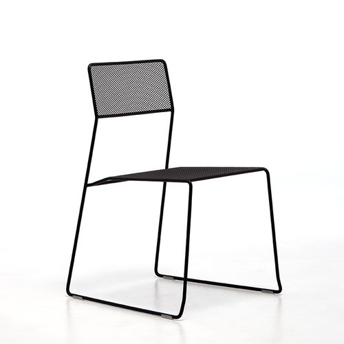 Contemporary chair - Log  - arrmet - outdoor / indoor / mesh