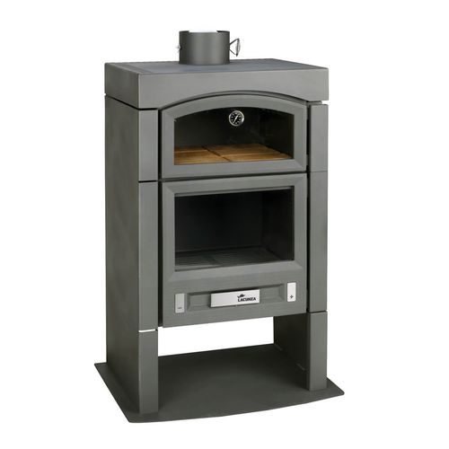 Wood heating stove - ES-100 - Lacunza - 8 kW / 9 kW / corner