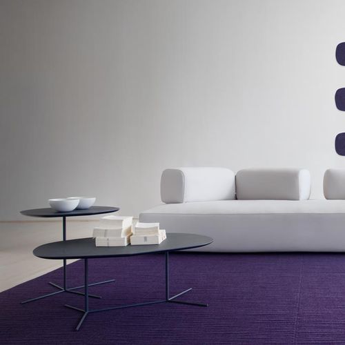 Contemporary side table - IVY - PAOLA LENTI - wooden / lacquered wood / steel