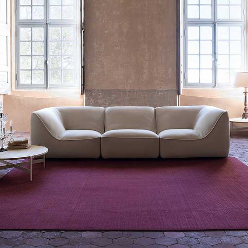 Modular sofa - SO - PAOLA LENTI - contemporary / fabric / polyester