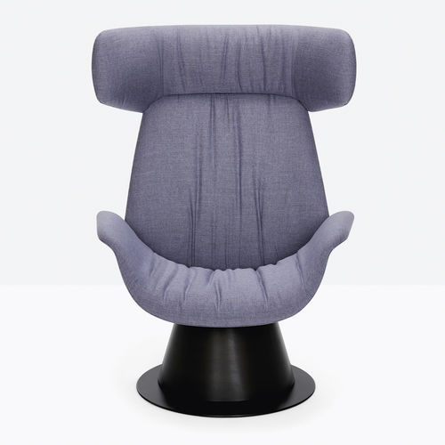 Contemporary armchair - ILA 2020 - PEDRALI - fabric / steel / wing