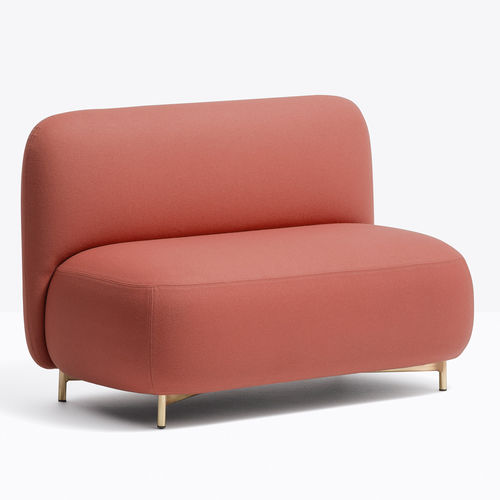 Modular upholstered bench - BUDDY 214S - PEDRALI - contemporary / polyurethane / aluminum