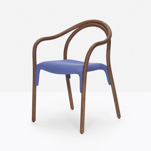 Contemporary chair - SOUL 3747 - PEDRALI - indoor / fabric / leather
