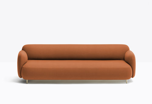 Contemporary sofa - BUDDY 219 - PEDRALI - fabric / brown / by Busetti Garuti Redaelli