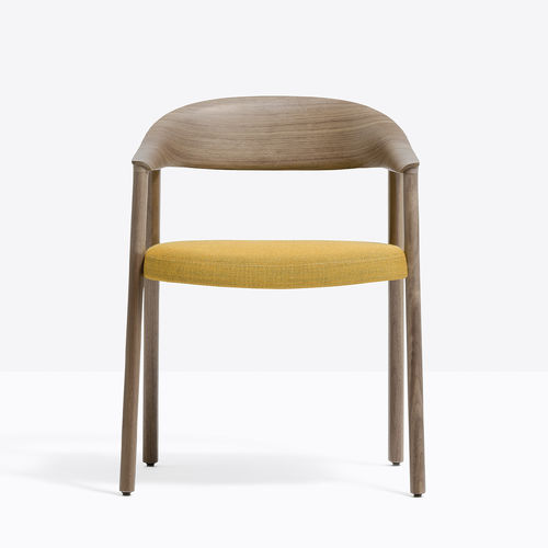 Contemporary chair - HÉRA 2865 - PEDRALI - indoor / fabric / leather