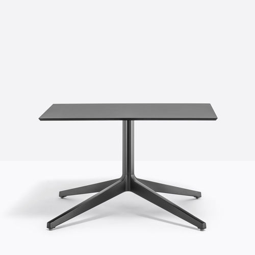 Contemporary coffee table - YPSILON 4 4795_H500 - PEDRALI - aluminum / aluminum base / round