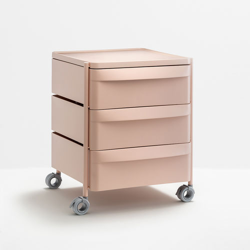 Floor-standing storage system - BOXIE BXM_3C - PEDRALI - contemporary / steel / for office