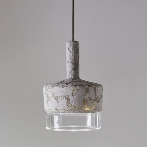 Pendant lamp - ACORN  - PENTA - glass / cement / contemporary