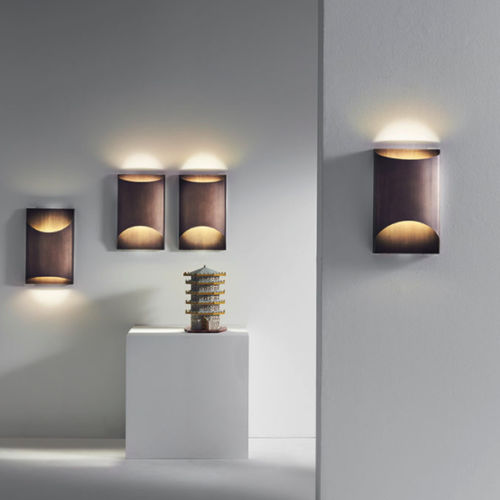 Contemporary wall light - APRILE - PENTA - indoor / metal / rectangular