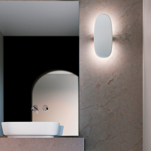 Contemporary wall light - VELA - PENTA - indoor / cast aluminum / curved