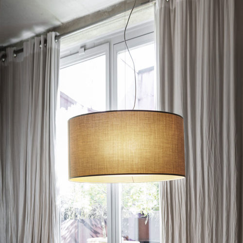 Pendant lamp - SOSPENSIONI - PENTA - metal / fabric / contemporary
