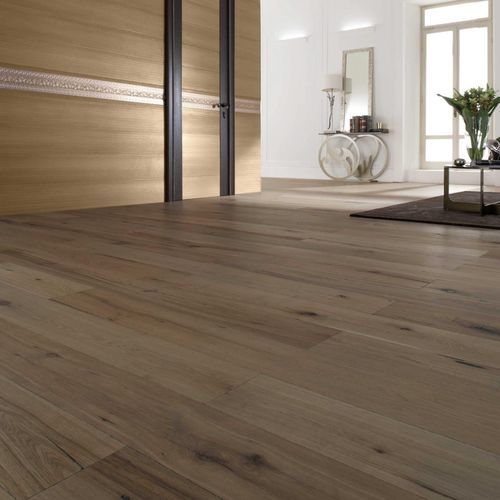 Engineered parquet floor - ROMAGNOLI - glued / strip / grooved