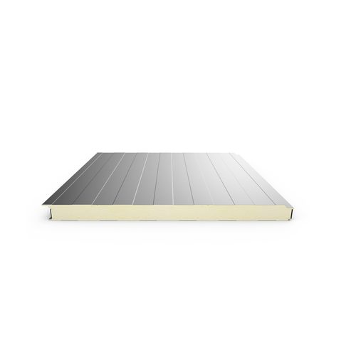 Facade sandwich panel - OLIMPIA - EUROPERFIL, SA - 2 galvanized steel faces / Polyisocyanurate PIR core / high-resistance