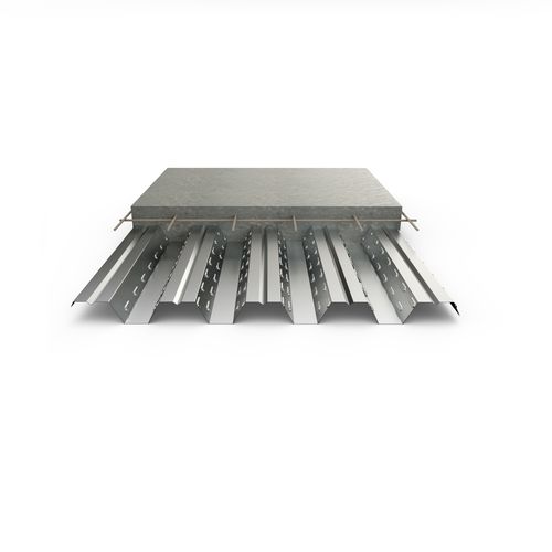 Structural floor with girder-slab - HAIRCOL 59  - EUROPERFIL, SA - composite / galvanised steel / for building