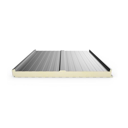 Roof sandwich panel - DELFOS - EUROPERFIL, SA - 2 metal faces / Polyisocyanurate PIR core / high-resistance