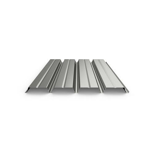 Galvanised steel cladding - EUROBASE 56 FS - EUROPERFIL, SA - perforated / pre-lacquered / acoustic