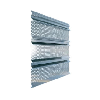 Aluminum facade system - TF800 R - Kalzip - acoustic / modular